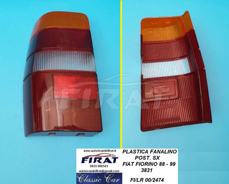 PLASTICA FANALINO FIAT FIORINO 88 - 99 POST.SX
